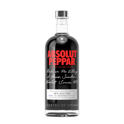 Absolut Chili Pepper Flavored Vodka Peppar 76 - 1.0L