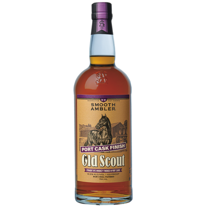 Smooth Ambler Straight Rye Whiskey Old Scout Rye Port Cask Finish 103 - 750ML