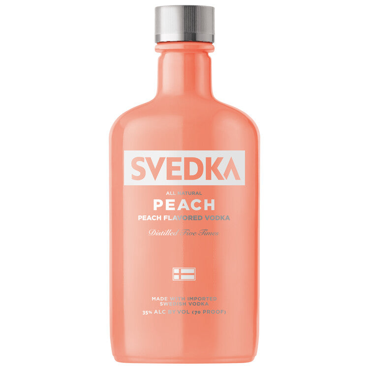 Svedka Peach Flavored Vodka 70 - 200ML - Front Label