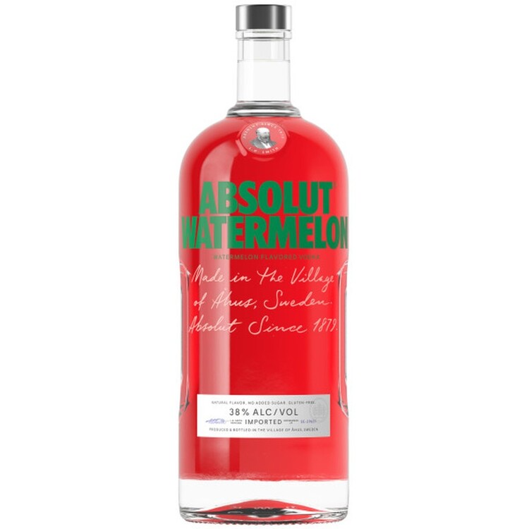 Absolut Watermelon Flavored Vodka 76 - 1.75L - Front