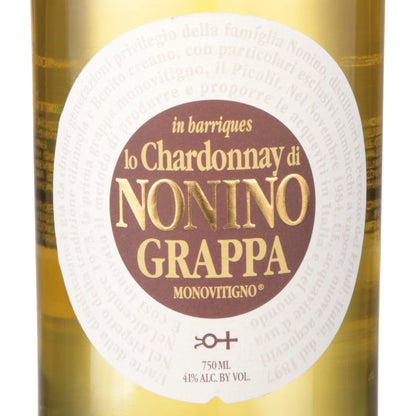 Nonino Grappa Lo Chardonnay Di Nonino Monovitigno 82 - 750ML - Front Label