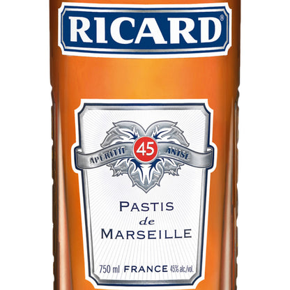 Ricard Pastis De Marseille 90 - 750ML - Front Label