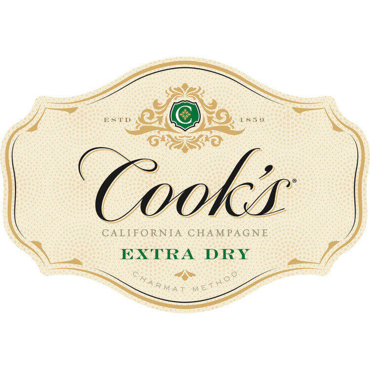 Cook's Extra Dry Champagne California - 1.5L - Front Label