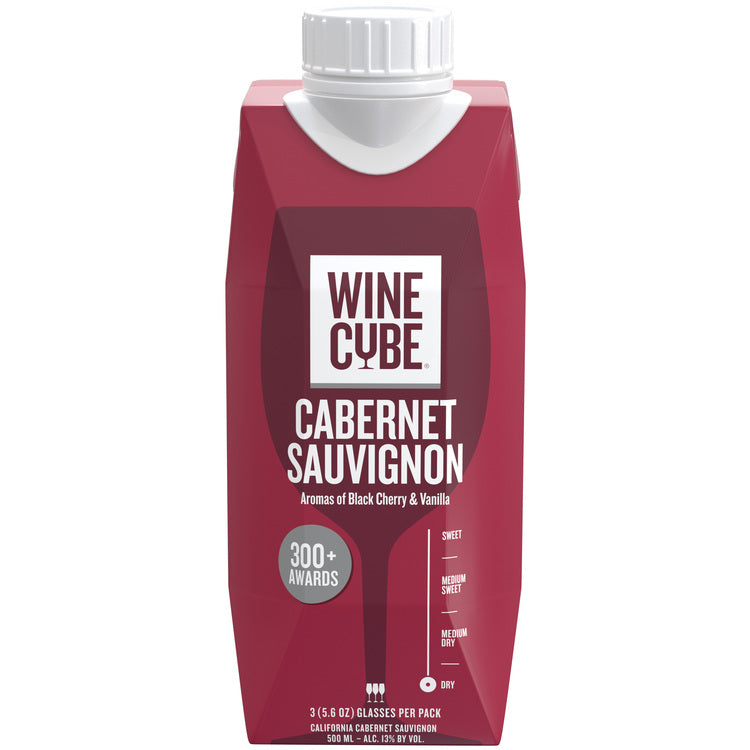 Wine Cube Cabernet Sauvignon California - 500ML - Front