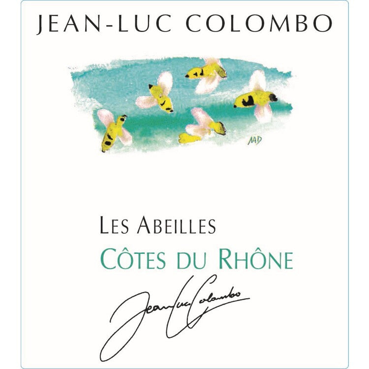 Jean Luc Colombo Cotes Du Rhone Blanc Les Abeilles 2024 - 750ML - Front Label