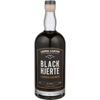 Black Hjerte Coffee Liqueur 45 - 750ML - Front