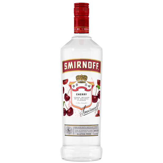 Smirnoff Vodka Cherry Flavored 60 - 1.0L - Front
