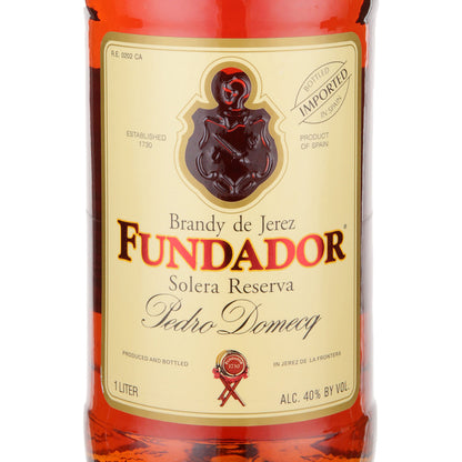 Fundador Brandy De Jerez Solera Reserva 80 - 1.0L