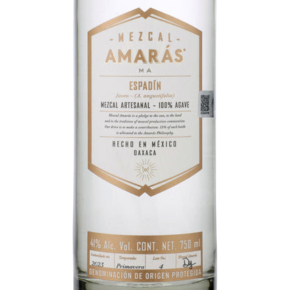 Amaras Mezcal Joven Espadin 82 - 750ML