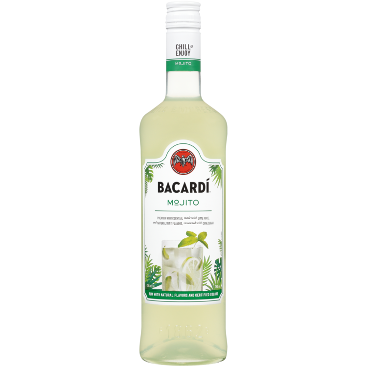 Bacardi Mojito Classic Cocktails 25 - 750ML