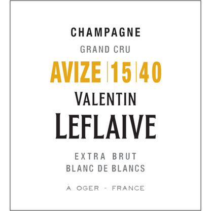 Valentin Leflaive Champagne Extra Brut Blanc De Blancs Cv Premier Cru - 750ML - Front Label