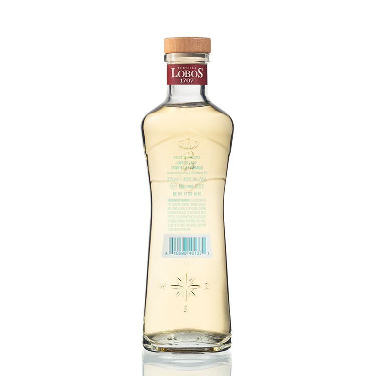 Lobos 1707 Tequila Reposado 80 - 375ML - Back