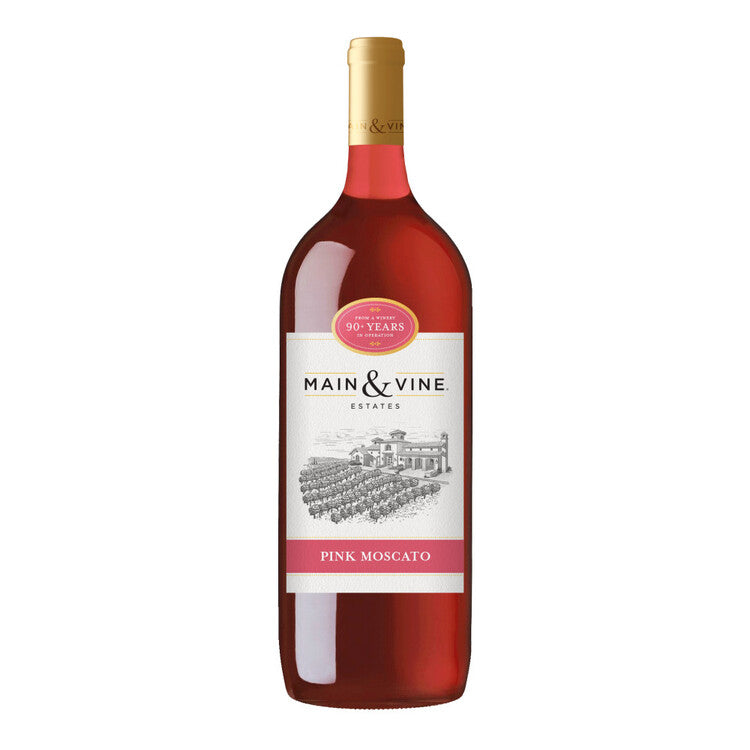 Beringer Main & Vine Pink Moscato California - 1.5L - Front