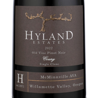 Hyland Estates Pinot Noir Coury Hyland Vineyard Mcminnville 2022 - 750ML - Front Label