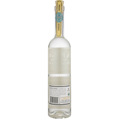 Hanson Of Sonoma Ginger Flavored Vodka Small Batch Limited Release 80 - 750ML - Back