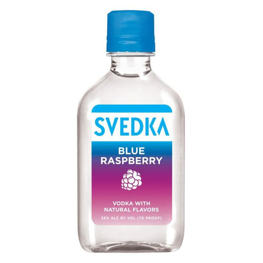 Svedka Blue Raspberry Flavored Vodka 70 - 375ML - Front