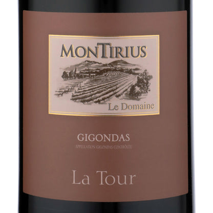 Montirius Gigondas La Tour 2021 - 750ML - Front Label