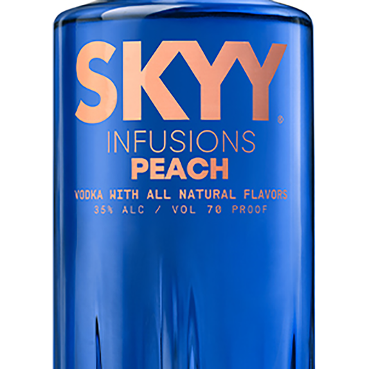 Skyy Peach Flavored Vodka Infusions 70 - 1.0L - Front Label