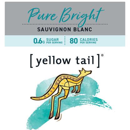 Yellow Tail Sauvignon Blanc Pure Bright Only 80 Calories South Austral - 750ML - Front Label