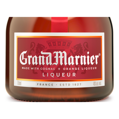 Grand Marnier Cognac & Orange Liqueur Cordon Rouge 80 - 750ML - Front Label