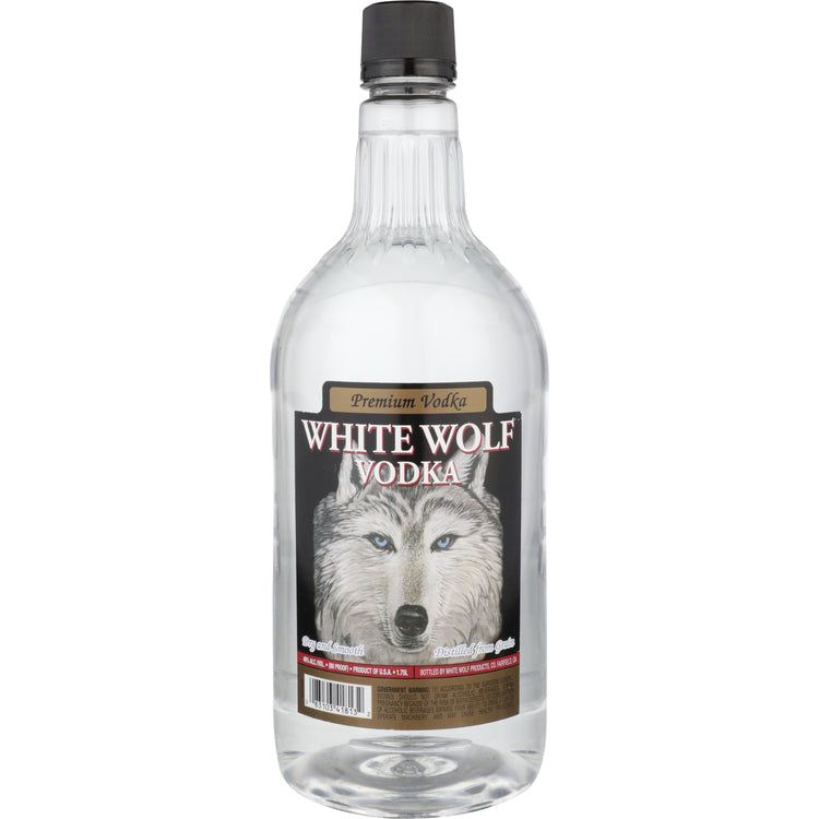White Wolf Vodka 80 - 1.75L - Front