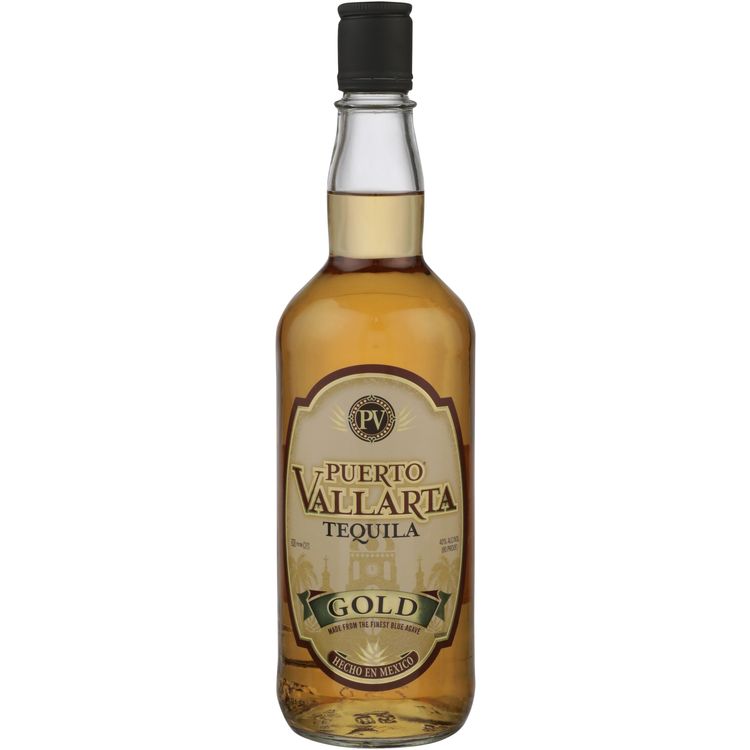 Puerto Vallarta Tequila Gold 80 - 50ML - Front