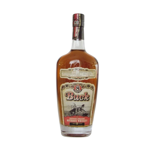 Buck Straight Bourbon 8 Yr 90 - 750ML - Front