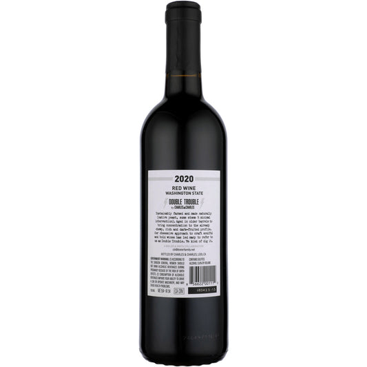Charles & Charles Red Blend Double Trouble Washington 2021 - 750ML - Back