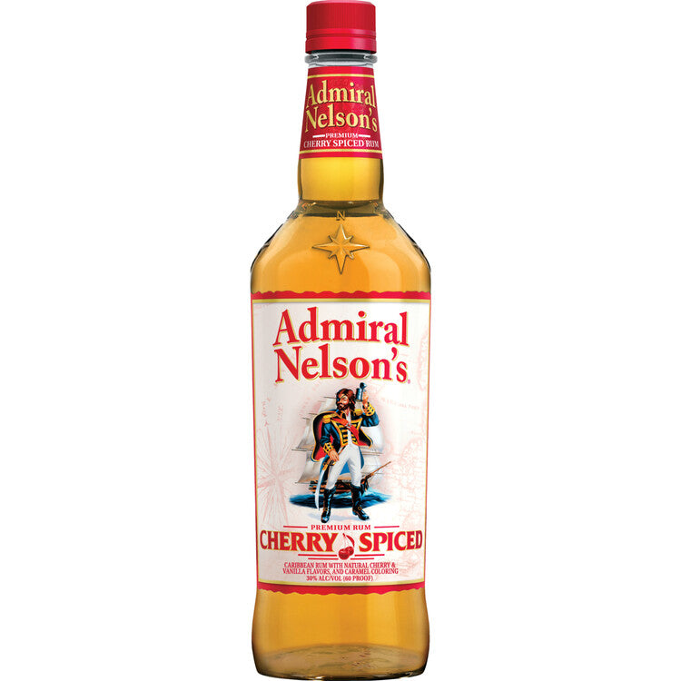 Admiral Nelson's Cherry Spiced Rum 60 - 1.0L - Front