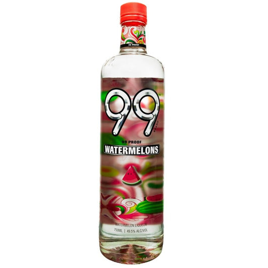 99 Brand Watermelon Schnapps 99 - 750ML - Front