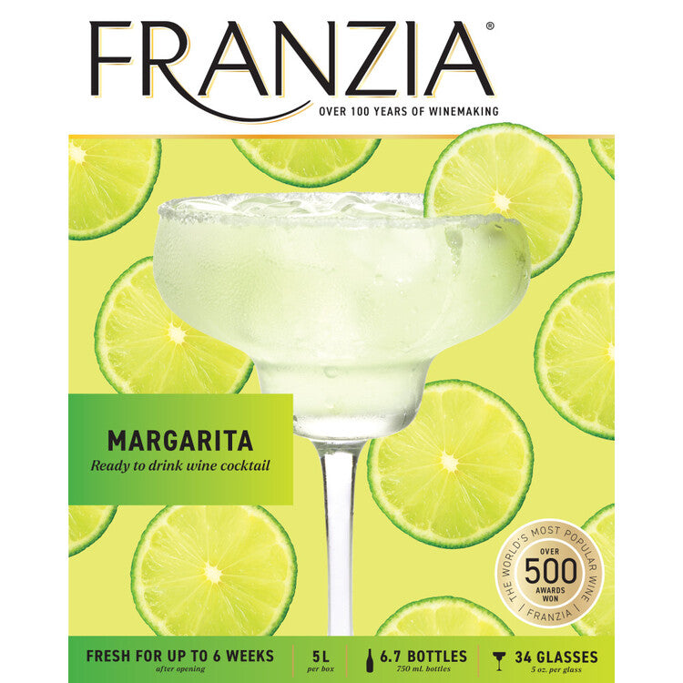 Franzia Margarita Wine Based Cocktail - 5.0L - Front Label