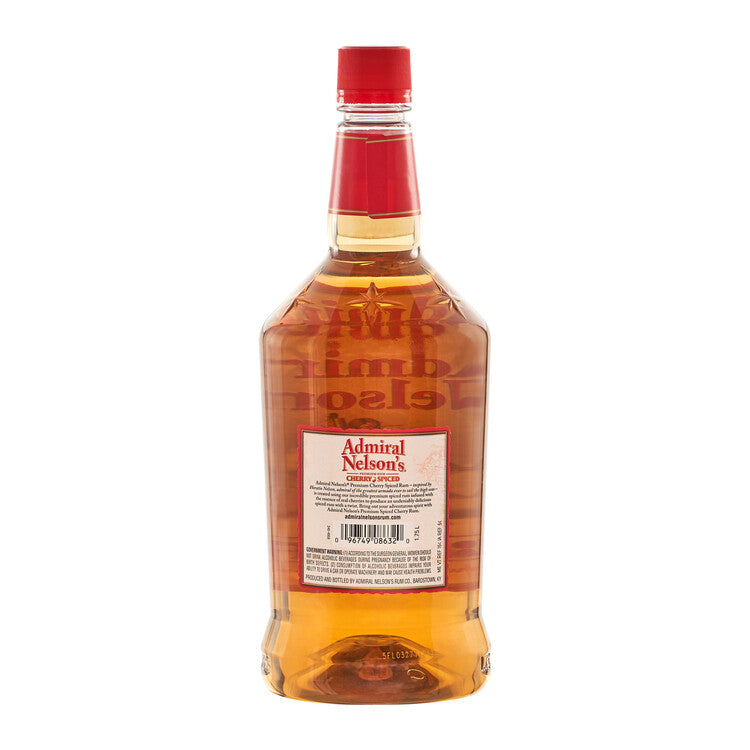 Admiral Nelson's Cherry Spiced Rum 60 - 1.75L - Back