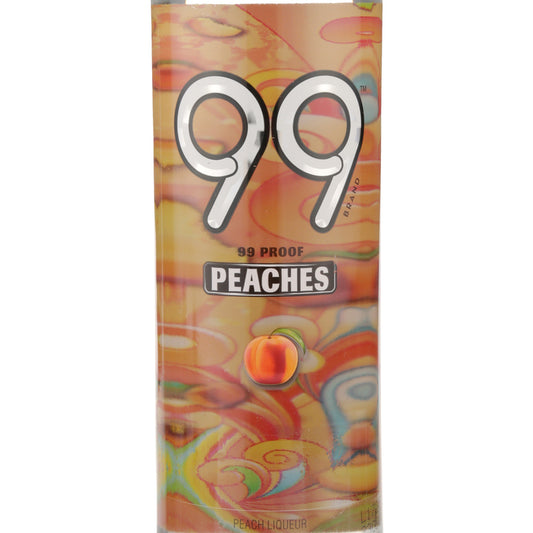 99 Brand Peach Schnapps 99 - 750ML - Front Label