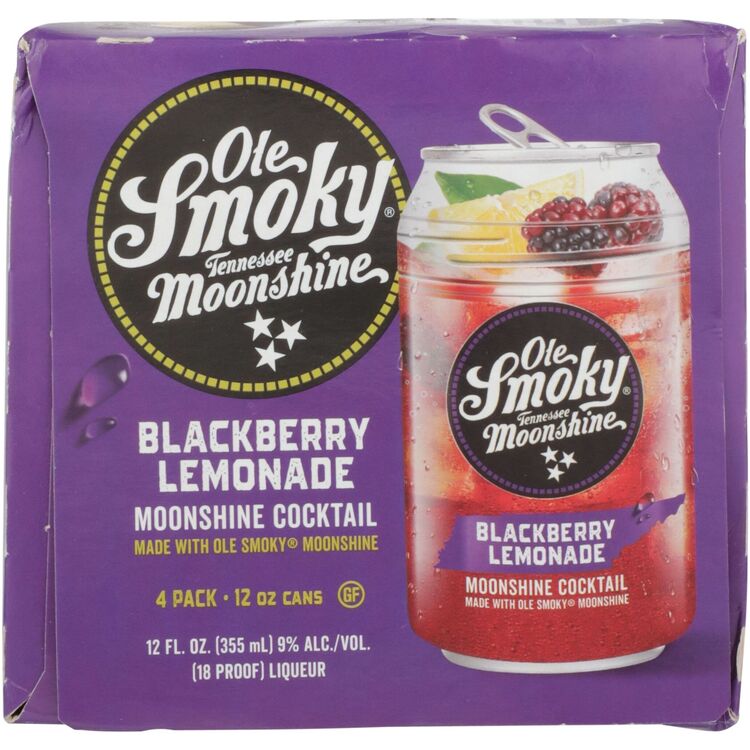 Ole Smoky Blackberry Lemonade Moonshine Cocktail 18 - 12 Z