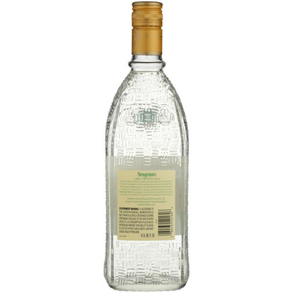 Seagram's Lime Flavored Gin Twisted 70 - 750ML - Back