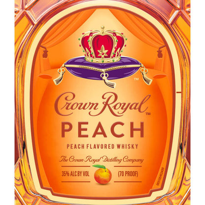 Crown Royal Peach Flavored Whiskey 70 - 1.75L - Front Label