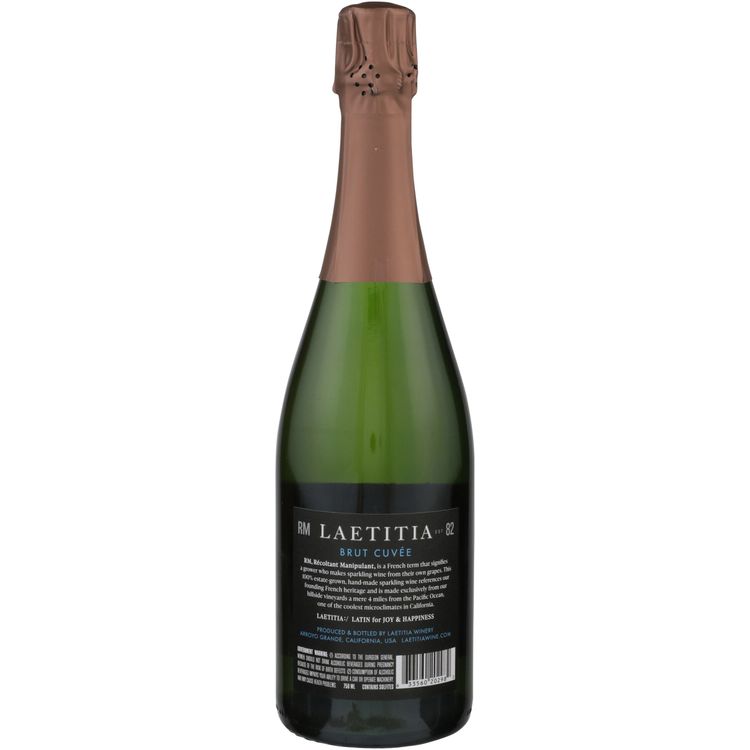 Laetitia Brut Cuvee Rm Arroyo Grande Valley - 750ML - Back