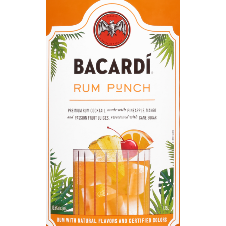 Bacardi Rum Punch Classic Cocktails 25 - 1.75L