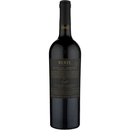 Wente Vineyards Cabernet Franc Limited Release Livermore Valley 2020 - 750ML - Back
