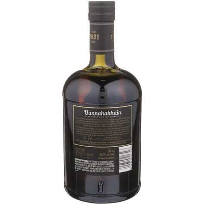 Bunnahabhain Single Malt Scotch Small Batch 25 Yr 92.6 - 750ML - Back