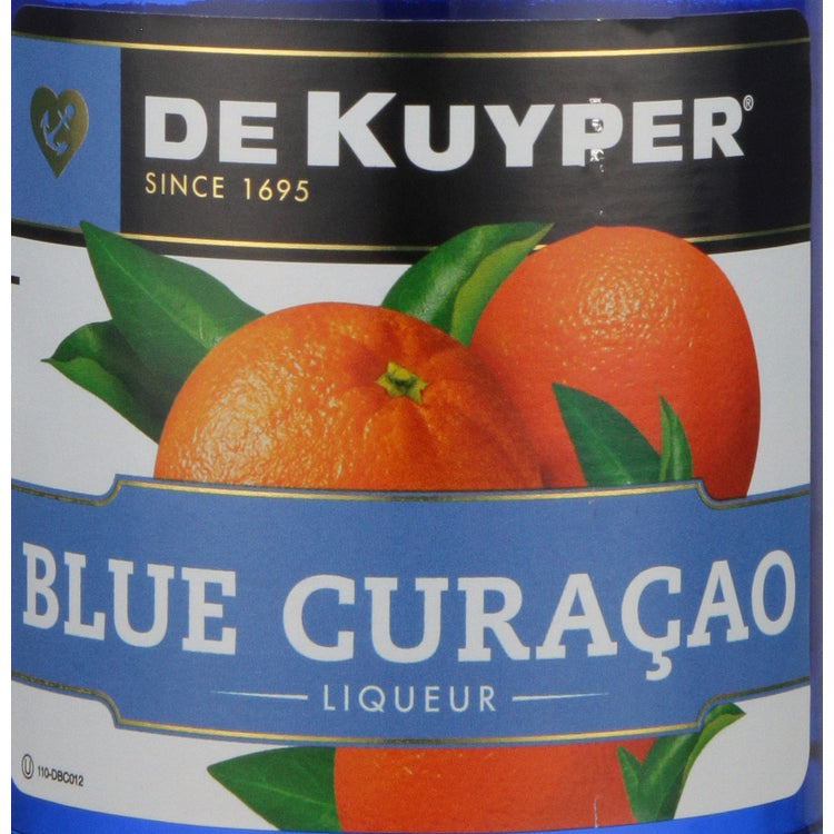 Dekuyper Curacao Blue 48 - 750ML - Front Label