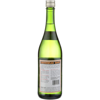 Gekkeikan Junmai Sake - 750ML - Back