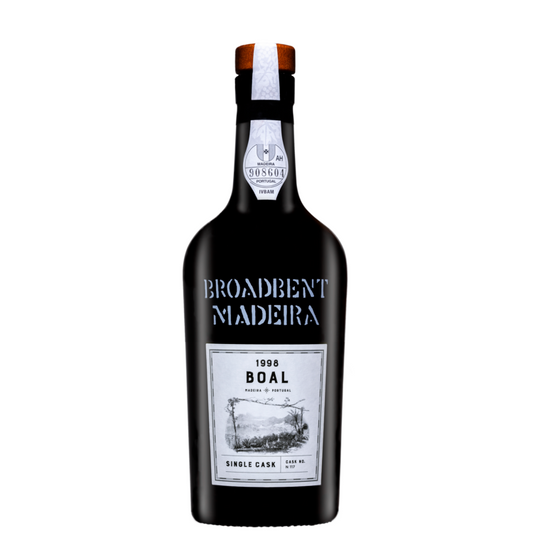 Broadbent Madeira Single Cask Cask No. N 117 2000 Wood Box - 500ML - Front
