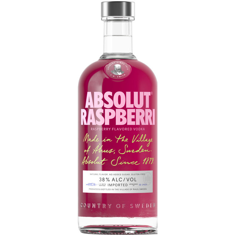 Absolut Raspberry Flavored Vodka Raspberri 76 - 750ML