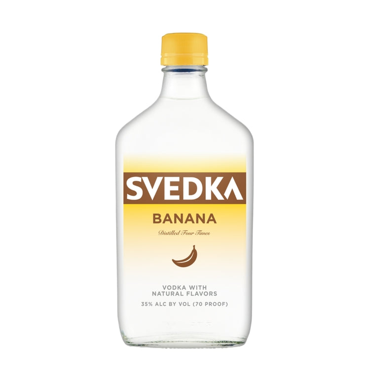 Svedka Banana Flavored Vodka 70 - 375ML - Front