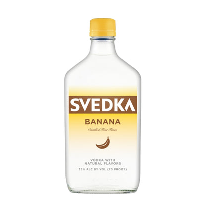Svedka Banana Flavored Vodka 70 - 375ML - Front