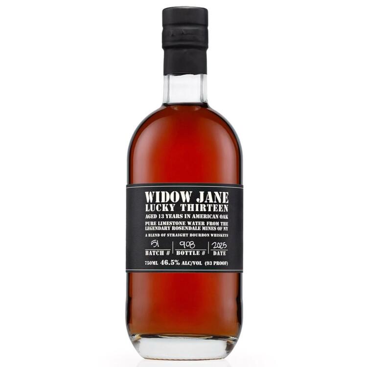 Widow Jane Straight Bourbon Lucky Thirteen 13 Yr 93 - 750ML - Front