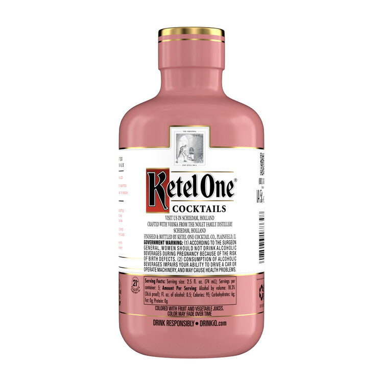 Ketel One Cocktail Cosmopolitan Collection 36.6 - 375ML - Back