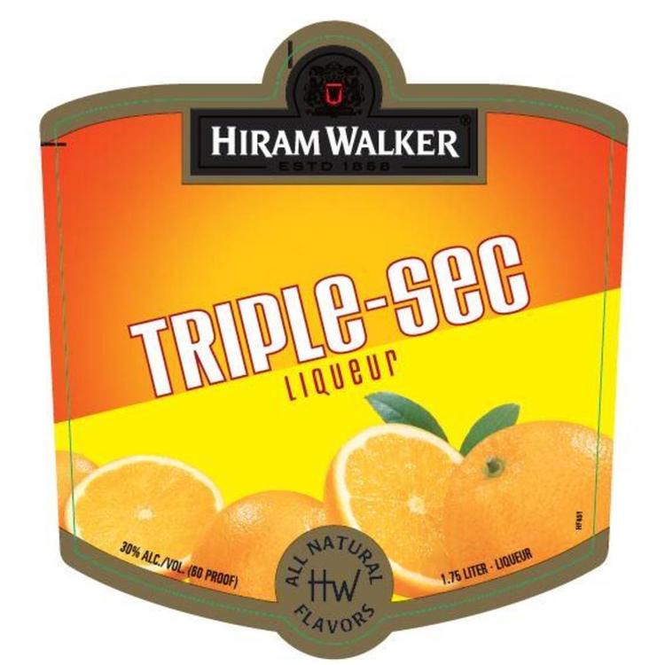 Hiram Walker Triple Sec 60 - 750ML - Front Label