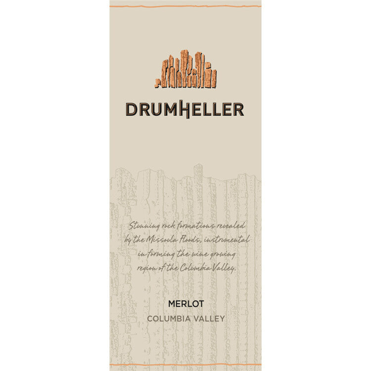Drumheller Merlot Columbia Valley - 750ML - Front Label